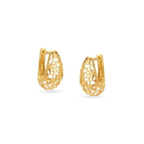 Mia by Tanishq 14 KT Gold Radiant Filigree Hoop Earrings - Review, Price and Buying Guide