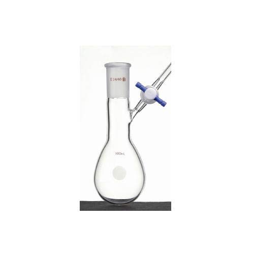 Kemtech F901425 Synthware Modified Schlenk Flask, 2 mm Bore PTEF Stopcock, 25 mL, 14/20 Standard Tapper Outer Joint-image-17