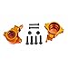Traxxas 9635T - Left & Right Aluminum Steering Blocks, Orange