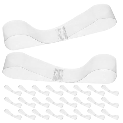 Abaodam 25 Paia Cinturini Elastici Trasparenti per Tacchi Alti da Donna, Cinturini Staccabili Antiscivolo per Sandali e Scarpe Basse, Accessori Elastici Comfort per Calzature