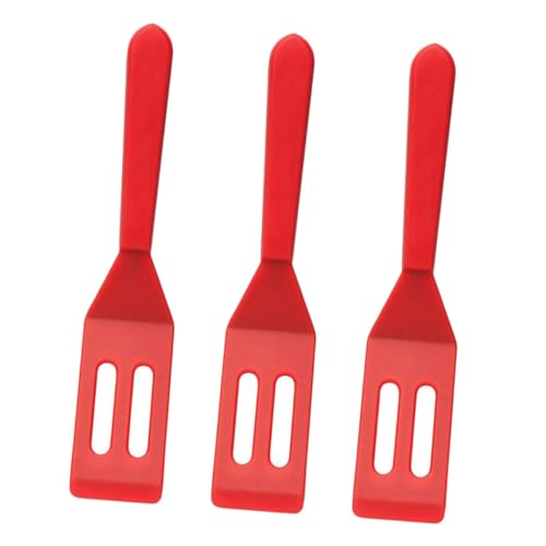 IMIKEYA 3pcs Silicone Baking Shovel Mini Shovel for Home Non-Stick Steak Utensil Silicone Kitchen Tool
