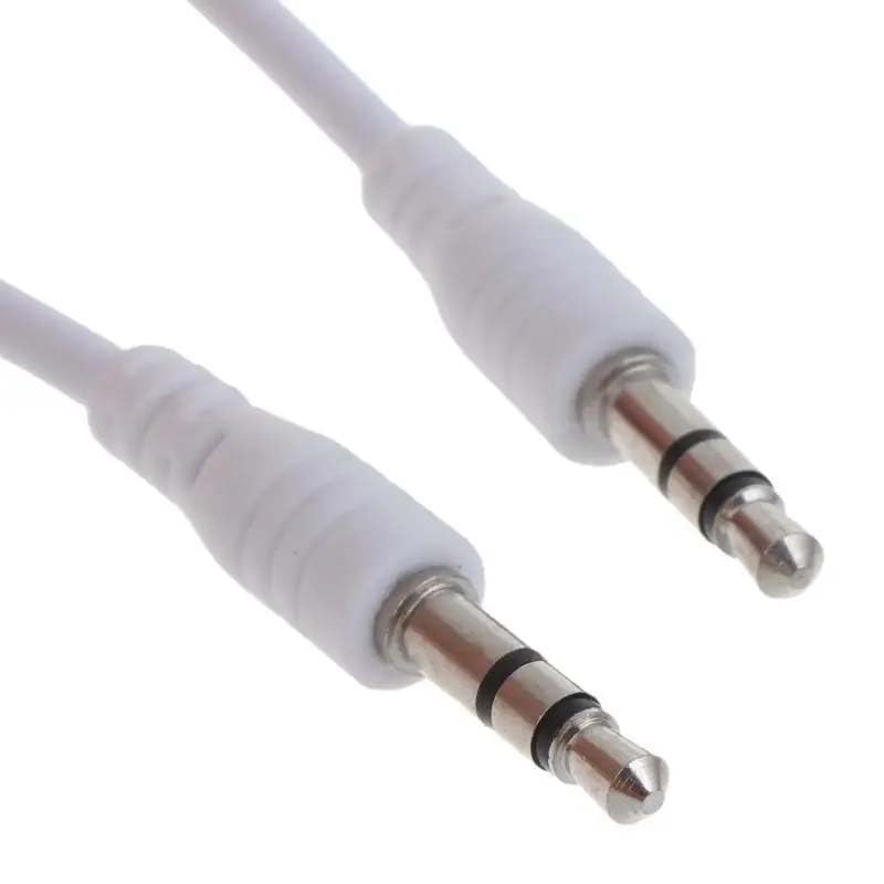 4 Pack Cable de Audio Auxiliar 3.5mm 25 cm miniatura 3