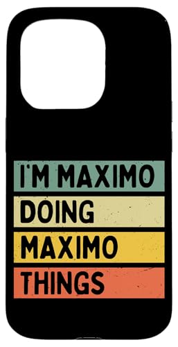 I'm Maximo Doing Maximo Things �ʔ������� �X�}�z�P�[�X iPhone 15 Pro �p