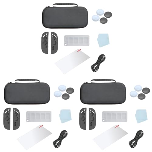 LYEAA Étui de transport de jeu pour avec couvercle de poignée en verre trempé et accessoires Sac de portable