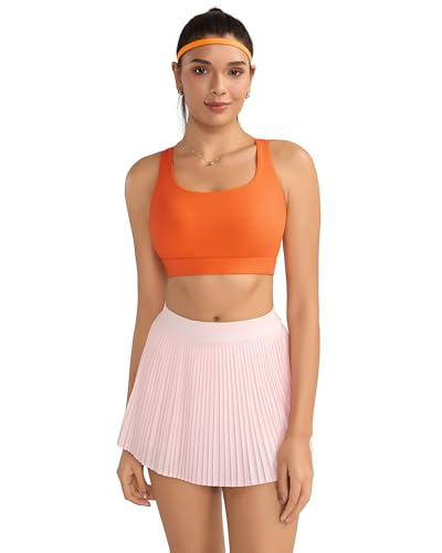 Image of RUNNING GIRL High Impact Sports Bras for Women, High Support Running Sports Bra Moulded Cup Strappy Sports Bras