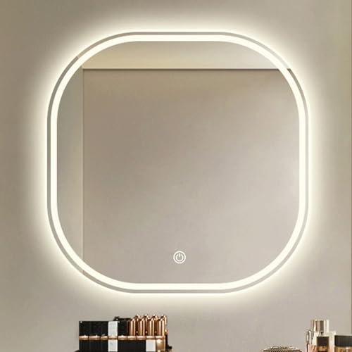 Espejo de baño LED antivaho que evita el reflejo empañado 2