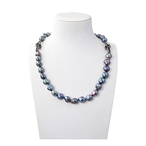 Collier perle baroque Keshi 13,0 mm le cadeau d'anniversaire mémorable pour femme