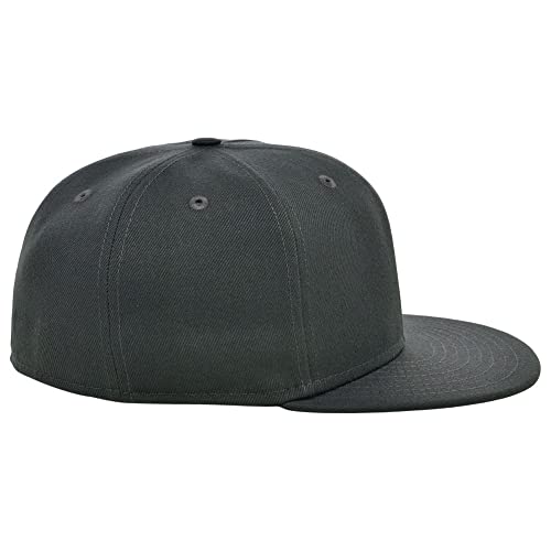 Image of Lids Blank Premium Full Court w /Colored Under Visor Fitted Cap