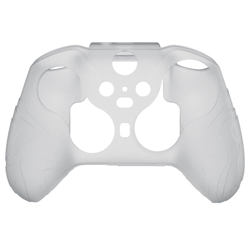 Image of PlayVital Mountain Range Edition Silicone Cover for Xbox Elite Wireless Controller Series 2, Clear White Anti-Slip Controller Skin for Xbox Elite Series 2 Core with Thumb Grips