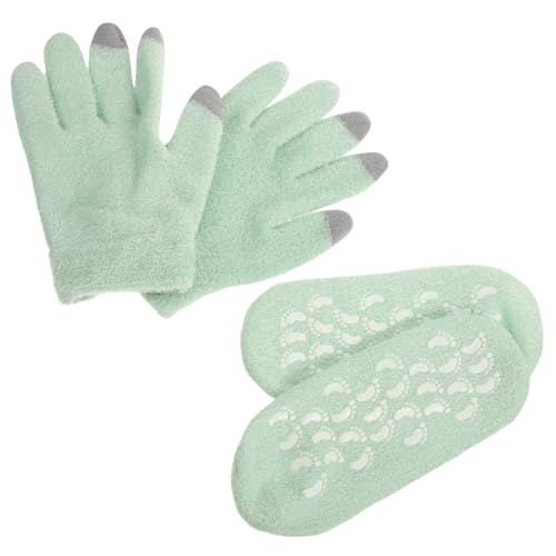 VALICLUD 1Juego Guantes de Hidratación Manos y Calcetines Hidratantes Pies de Cuidado de Gel Reutilizables Domésticas