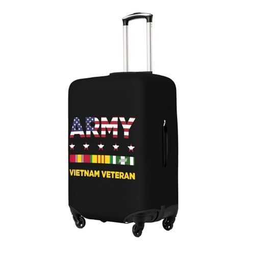 Army Vietnam Veteran Suitcase Cover Protector Fit 18-32 Inch Luggage X-Large3