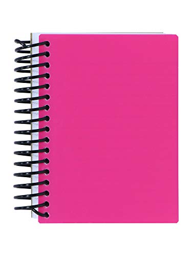 YOUVA Navneet Fat Note Book | PP Cover Spiral Bound | Single Line | 10.2x14 cm | 400 Pages | Pack of 4