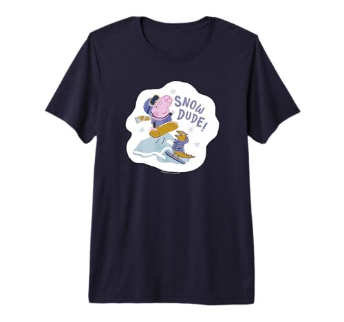 T-shirt Peppa Pig au ski idéal pour les vacances à la montagne en famille