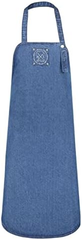 kitchen apron Denim 85 x 60 cm dark blue