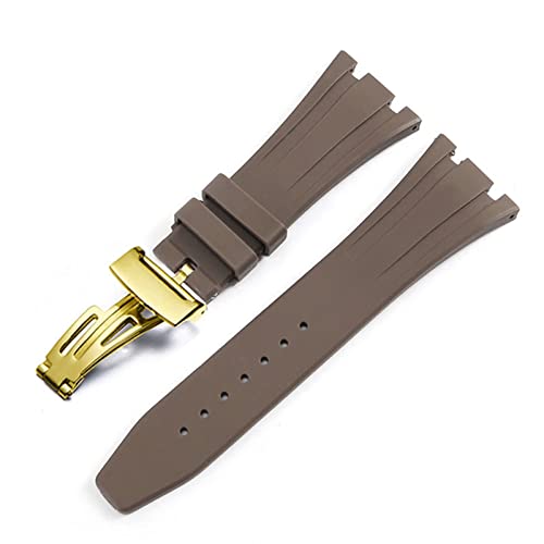 Bracelet de montre en caoutchouc silicone 27mm 28mm pour AP Royal Oak