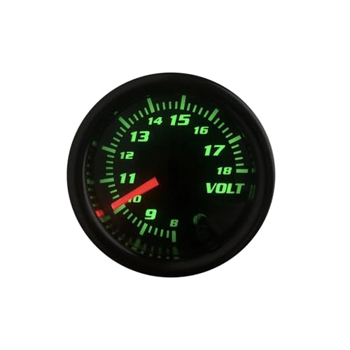 Voltmètre 52mm 8V-16V avec affichage LED multi-couleurs voiture