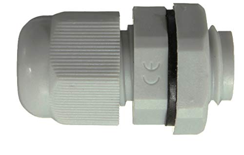 Image of Sucre Auxiliary ® Cable Glands - Waterproof IP68 Compression M8 M12 M16 M20 M24 M24 Black or White (M10, Grey, 5)