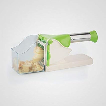 JAY ANTIQUES Stainless Steel and Plastic 2 Blade Manual Multipurpose Vegetable Cutter and Chopper and Shredder
