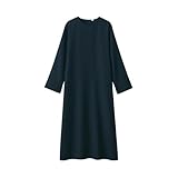 無印良品 婦人 起毛 プルオーバー長袖ワンピース レディース BC2KSA4A ダークネイビー 婦人XS