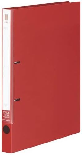 （まとめ）コクヨ リングファイル（NEOS）A4タテ 2穴 180枚収容 背幅27mm カーマインレッド フ-NE420NR 1セッ