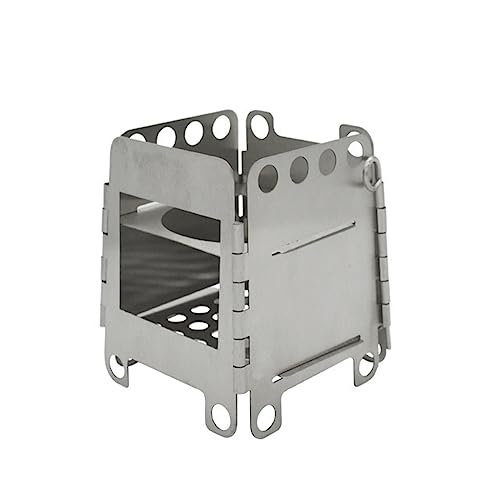 NUZAMAS Estufa de camping plegable de acero