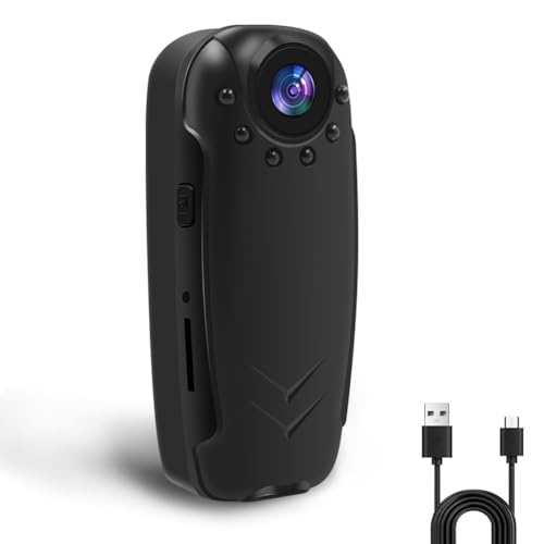 Mini caméra corporelle enregistreur vidéo portable HD 1080P détection de mouvement