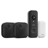 Blink Outdoor 4 + Blink Videotimbre 2K+ con pilas (últ. generación): cámara de seguridad inteligente HD sin cables (sistema de 2 cámara con Sync Module Core incluido)