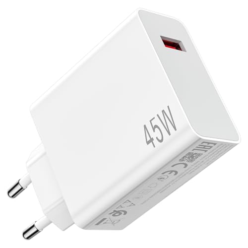 45W Caricabatterie Caricatore per Xiaomi per Redmi Note 15 14 Pro 5G 13 12 11 Pro Caricabatterie rapido Adattatore per Turbo-Charge per Xiaomi Pad 7 6 5 per POCO C75 X7 M7 Pro 5G M6 per Redmi 15C 14C
