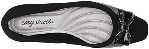Easy Street womens Pump, Black Suede, 6.5 Narrow US | Image 4