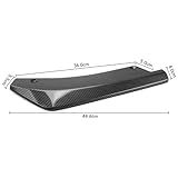 Side Skirt Extension Lip For BMW G30 G20 F30 E90 2PCS Glossy Black Rear Bumper Diffuser Splitter Cover Side Canards Lips Trim Sticker Car Accessories Side Skirt(Black) - Image 2
