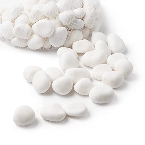 Royal Imports River Rocks, Aquarium Gravel – White 1"- 1.5" - 30 lbs