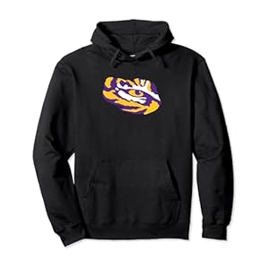 LSU Tigers Gifts Apparel Icon Officially Licensed Pullover Hoodie