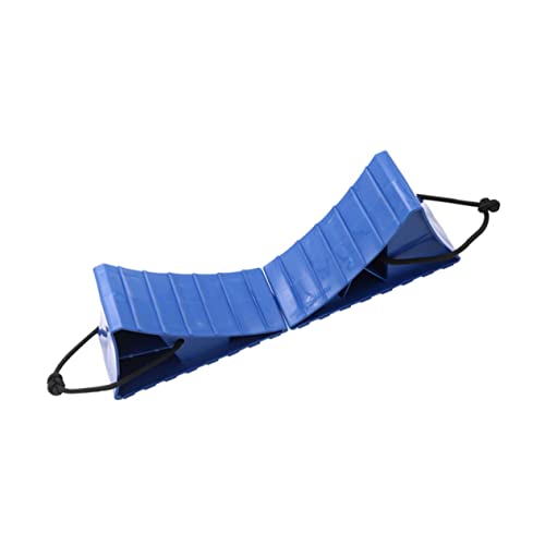 Ciieeo 2Pcs Tire Support Pad Heavy Duty Wheel Chocks Stopper for Trailers Rvs and Motorcycles Slip Design Weather Resistant Easy to Use Durable Support Blocks