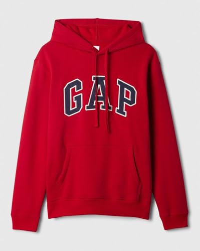 Image of Gap Men Embroidered Relaxed Fit Full Sleeve Hoodie