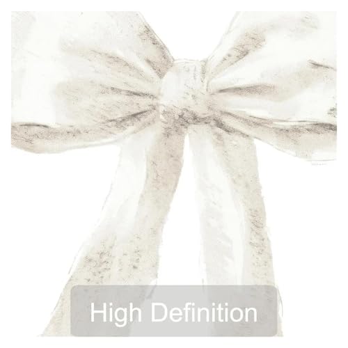 Cuadro sobre lienzo de lazo blanco de 40x60 cm para decoración estética 6