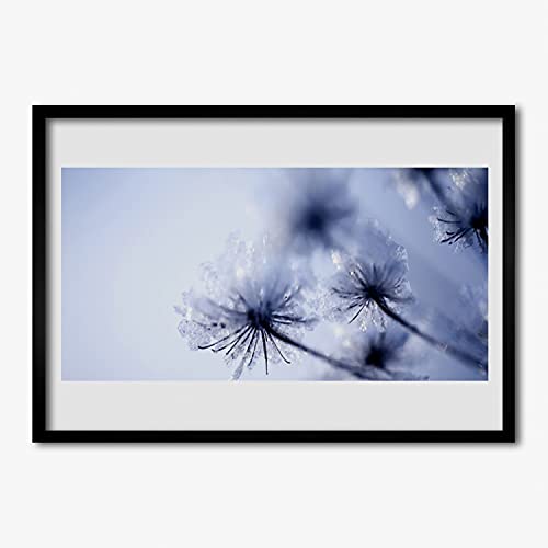 Affiche avec cadre pissenlit 70x50 cm pour créer une ambiance zen dans votre salon ou cuisine