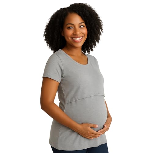 Blusa Amamentação Gestante Calupa Com Abertura Sobreposta