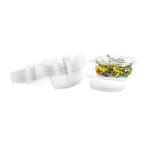 Contital Oval Disposable Food Containers 375cc Cover