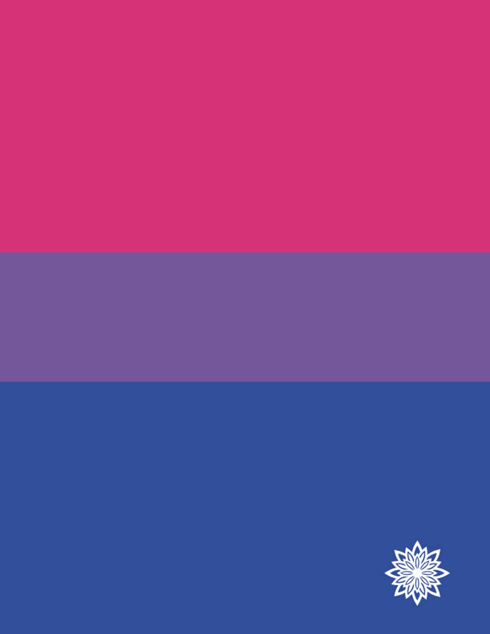 Bisexual LGBTQIA+ Pride Flag Large Notebook
