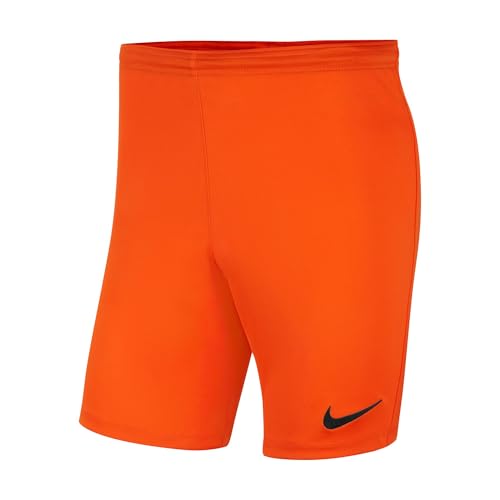 Nike Herren M Nk Df Park Iii Nb K Shorts, Safety Orange/Black, S EU
