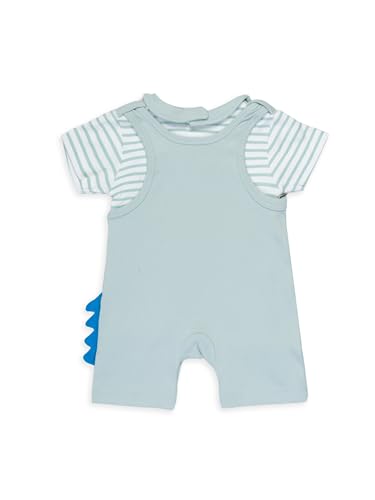 Image of Smart Baby Printed Pure Cotton Dungaree Set for Baby Boy & Baby Girl