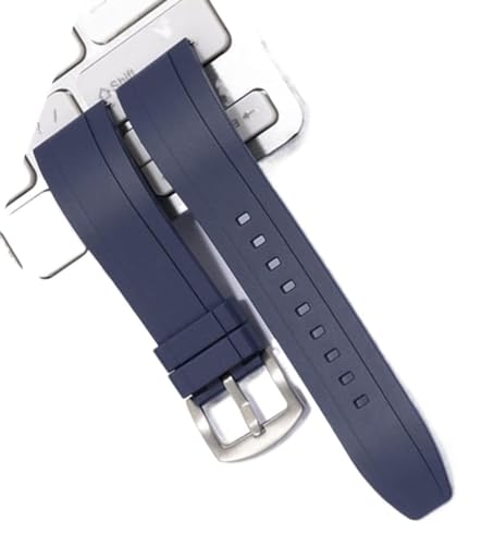 Bracelet montre caoutchouc fluoré universel interchangeable boucle acier