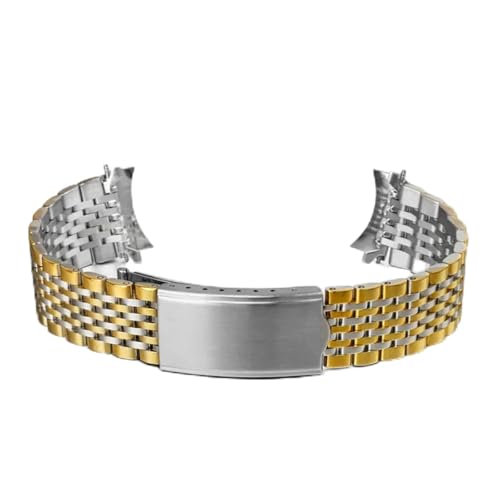 [Ƃ݂] 20mm 19mm 18mm XeXX`[EHb`Xgbv IK V[}X^[ Xs[h}X^[ J[uGh^Xgbv rWlXpuXbg(Steel gold,18MM_NO LOGO)