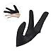 MOLUCKFU Heat Resistant Hairdressing Finger Glove Durable Three Finger Cover for Curling and Straightening Long-Lasting Insulated Protector for Safe Styling