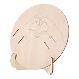 Homoyoyo Geburtsanzeige Holzschild Mit Gravur Babykrankenhausarmband Halterung Für Neugeborene Mit Ständer Zur Geburtsstation