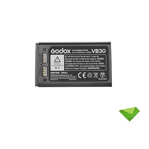 GODOX VB30 DC7.2V 2980mAh 21.456Wh Li-ion Battery Pack for V1Pro-C, V1Pro-S, V1Pro-N, V1Pro-F, V1Pro-O Speedlight Speedlite