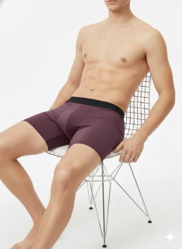 Image of Men's Boxer Brief Trunks Innerwear Combo Pack | Body Fit Stretch Trunks Comfortable Sports Underwear for Men with Support Fit