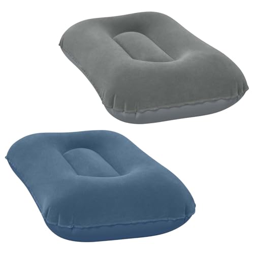 Bestway Luftkissen Comfort Quest aufblasbares Kopfkissen Sitzkissen, 42 x 26 x 10 cm, 67121