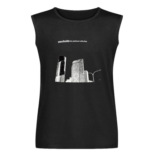 Photo de Men's Vest Morcheeba The Platinum Collection Mens Funnys Crew Neck Men's Sleeveless T Shirt Casual Tops Clothing Black L