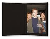 Black Waffle Cardboard Photo Folder for a 8x10 Picture - Pack of 50